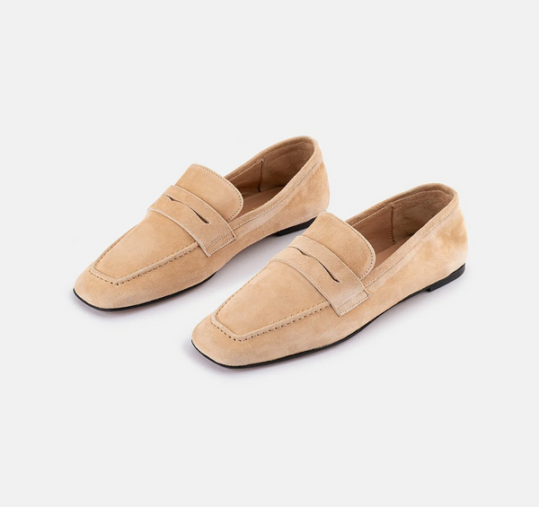 department of finery francesca loafers sand suede