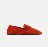 department of finery francesca loafers burnt orange suede