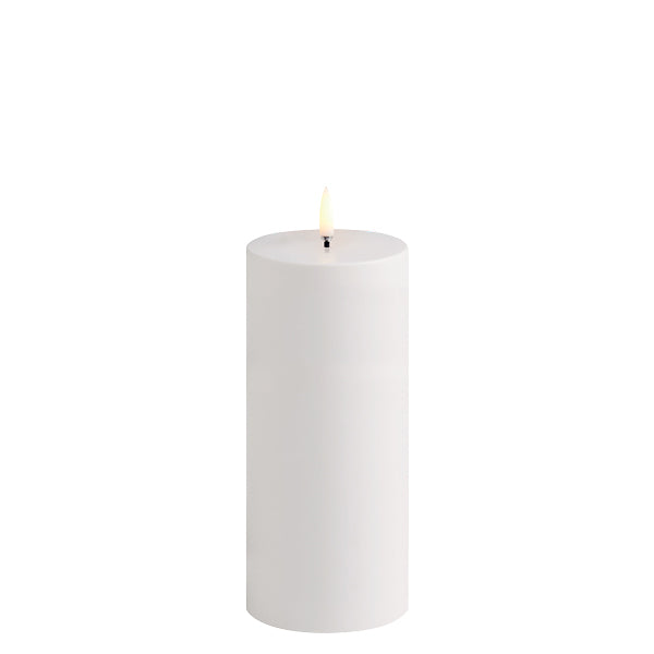 uyuni lighting 7.8 x 17.8 cm outdoor candle white