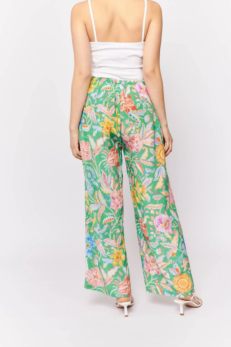 alessandra calluna pant green carnival