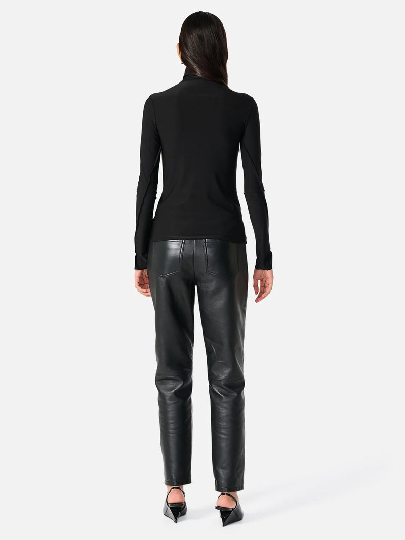 ena pelly freya long sleeve top black