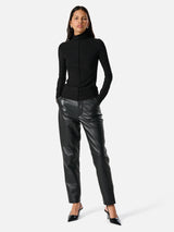ena pelly freya long sleeve top black