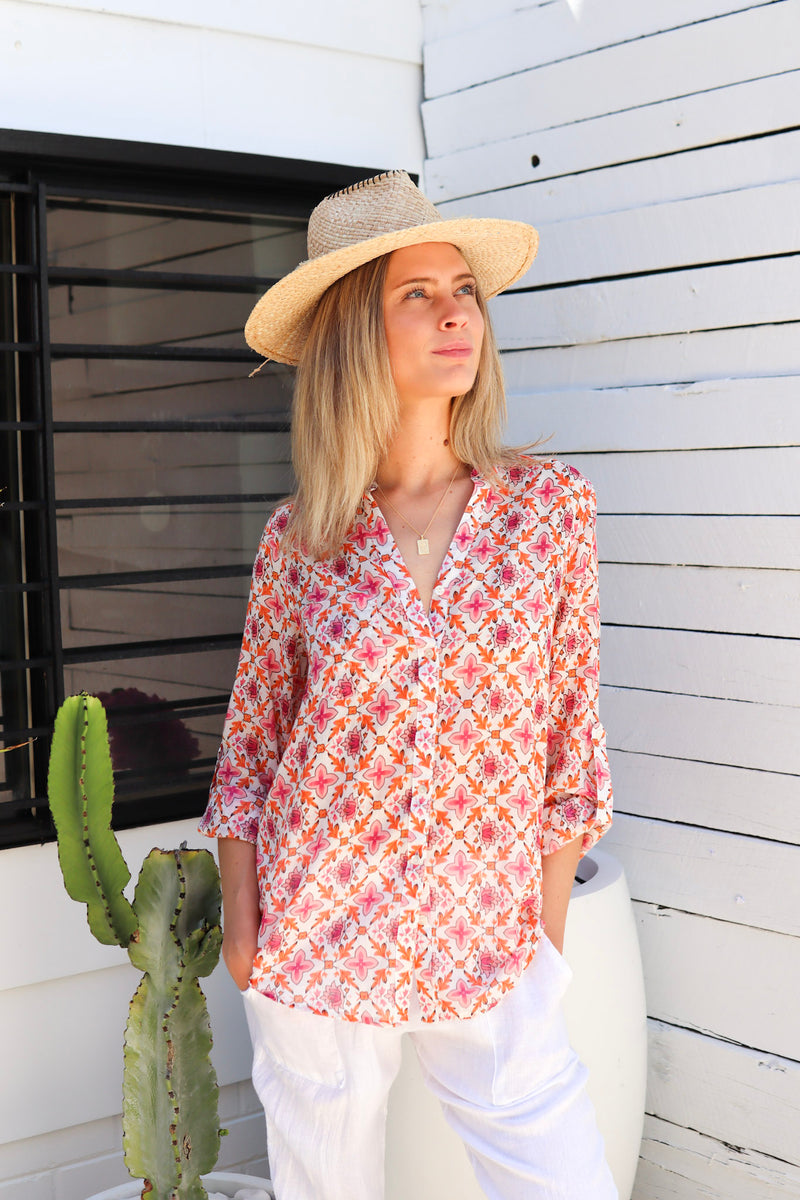 ivy & isabel - caprice shirt - kimberley print