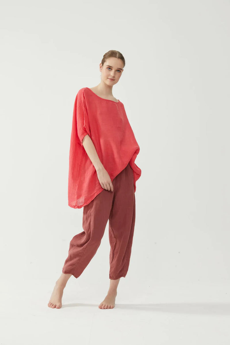 kiitos 20150 linen gauze short top 18 colours