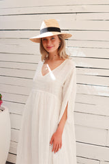 eclēctia dr-2107 long sleeve dress natural