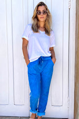 italian luxe summer jogger pant 4 colours