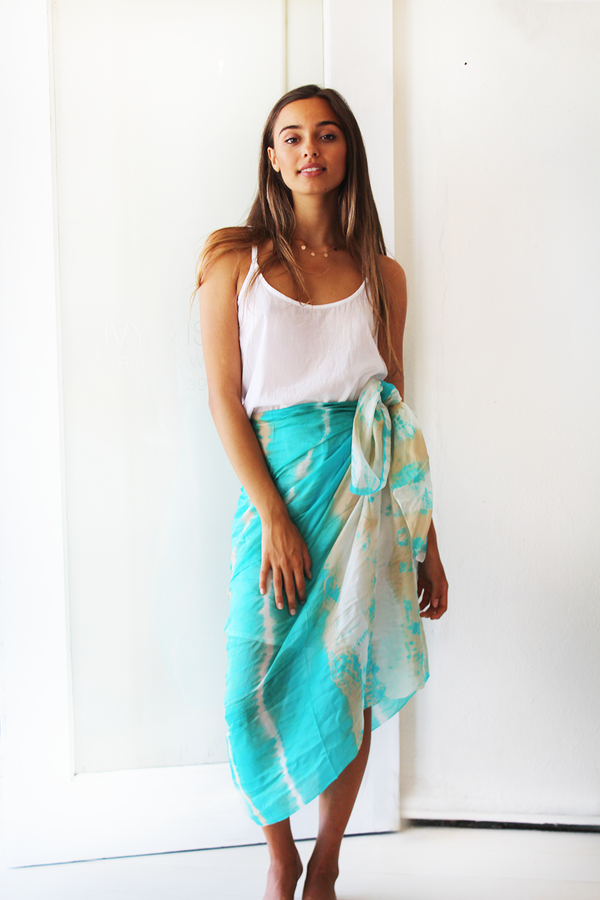 silk scarf/sarongs *four colours*